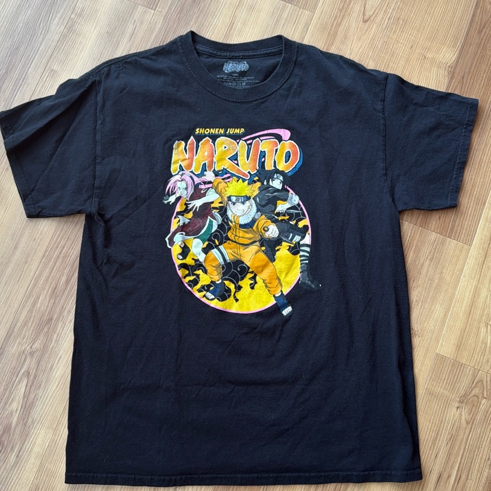 Naruto shonen jump large men’s shirt vintage 2002